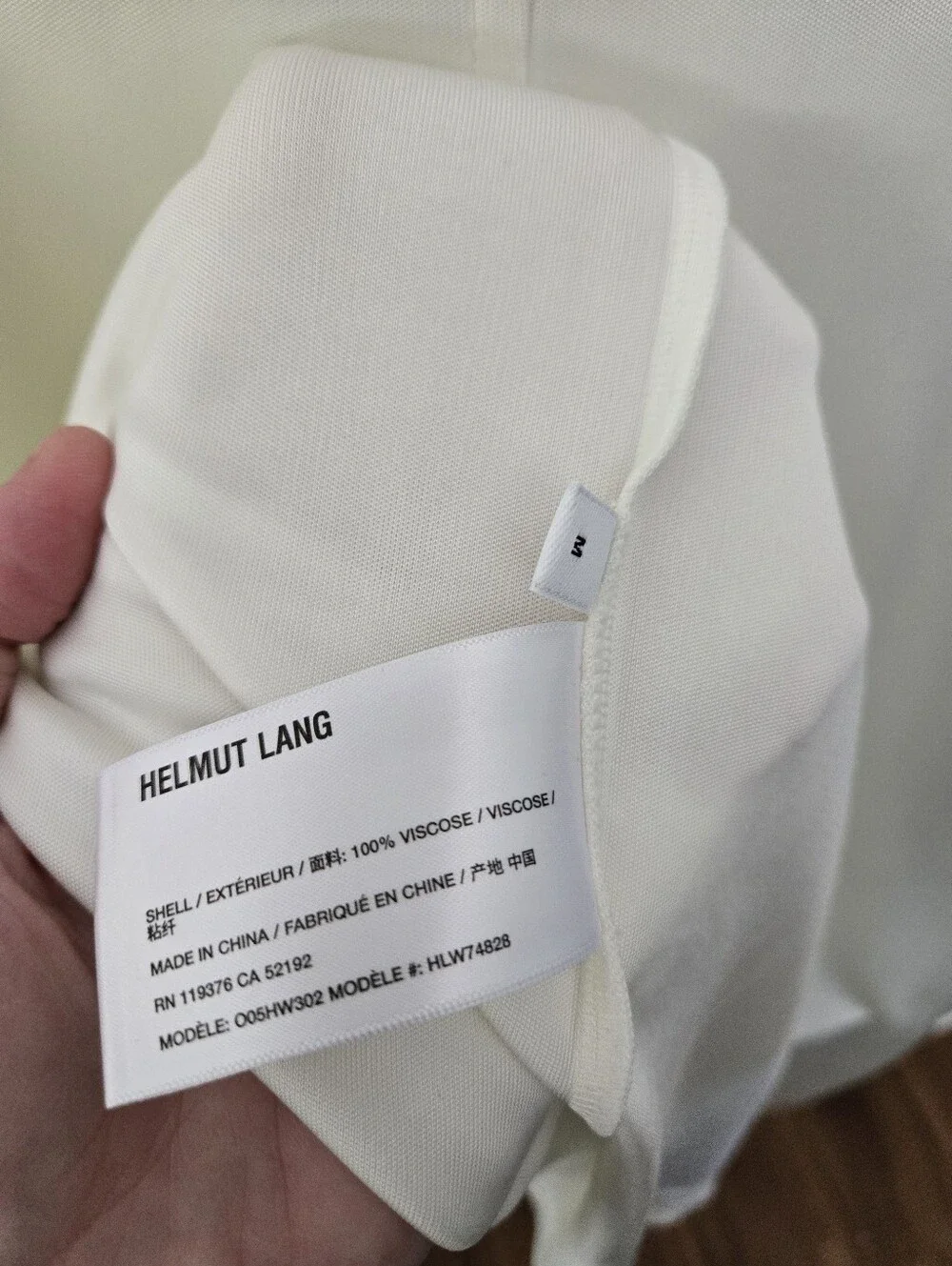 NWT Helmut Lang Fluid Jersey Skirt